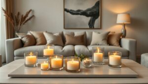 luxury eco-friendly candles for living spaces